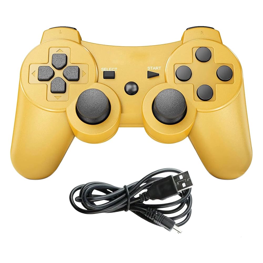 PS3コントローラー Amazon.com: Linkshare wireless controller for ps3, double